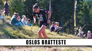 Oslos Bratteste 2024  Heidi Weng og Anders Haga vant Oslos bratteste motbakkeløp [upl. by Wallie]