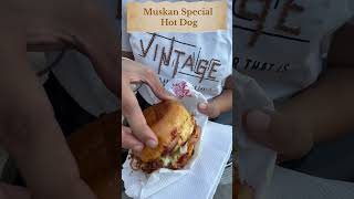 Butter loaded desi veg burger at Muskan special burgerKavi nagar Ghaziabad India street food [upl. by Odarnoc]