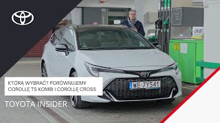 Którą wybrać Porównujemy Corollę TS Kombi i Corollę Cross  Toyota Insider [upl. by Seaddon]