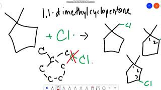 Monochlorination Problem part 1 [upl. by Atiuqer]