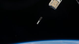 NRCSD22 Deployments from the ISS [upl. by Ayotal]