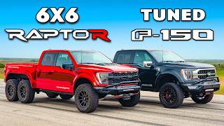 F150 R 6x6 v 775hp F150 DRAG RACE [upl. by Sarita]