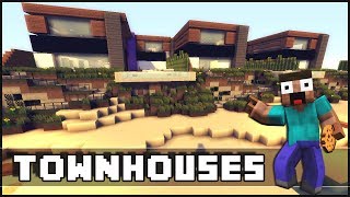 Minecraft  Modern Townhouses [upl. by Anehs]