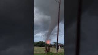 Andover Tornado Filmed Less Than Half a Mile away 😳 shorts weather tornado [upl. by Amanda]