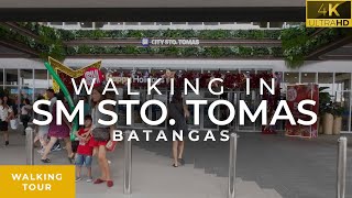 SM Sto Tomas Walking Tour  SM City Santo Tomas Batangas virtual mall walk [upl. by Graniah]