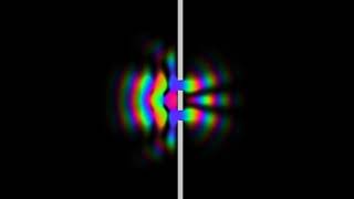 2D Schrodinger equation — double slit experiment [upl. by Hestia147]