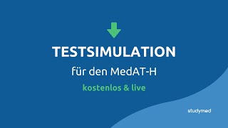 MedATH live Testsimulation von studymed  kostenlos  inkl Emotionen regulieren [upl. by Iot911]