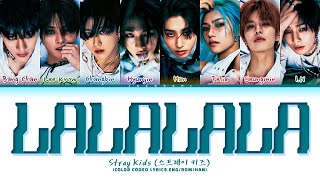 Stray Kids 락 樂 LALALALA Lyrics Color Coded Lyrics [upl. by Sad544]