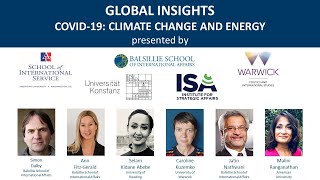 Global Insights “COVID19 Climate Change and Energy” [upl. by Ahsenek]