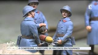 VU DICI  À Compiègne lhistoire se raconte en figurines [upl. by Aihsirt]