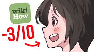 RATING WIKIHOW ART TUTORIALS [upl. by Nennerb]