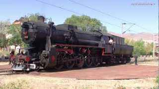 Divriği Türkiye TCDD 56 548 Railway Turntable  Drehscheibe  Steam Railway [upl. by Musa]