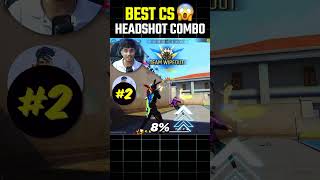 Best Headshot Character Combination for CS Rank 🔥🤫 Free Fire shorts  FireEyes Gaming [upl. by Niar260]