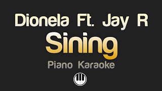 Dionela  Sining ft Jay R Karaoke [upl. by Marga534]