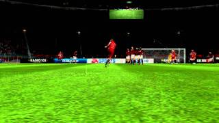 Arjen Robben excellent free kick for Bayern Munich vs AC Milan [upl. by Bui]