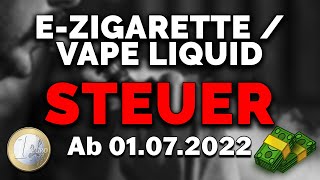 EZigarette  Steuer  Was kommt auf uns zu [upl. by Pietra]