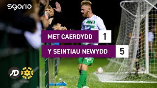 Met Caerdydd 15 Y Seintiau Newydd  JD Cymru Premier [upl. by Eveline]