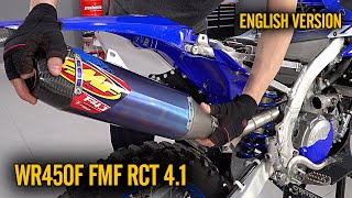 Yamaha WR450F FMF Full Exhaust System [upl. by Tingley595]