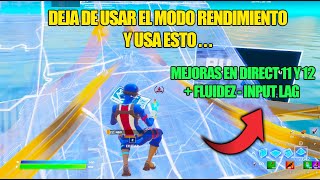 USA ESTA CONFIGURACIÓN PARA TENER RENDIMIENTO Fortnite Capitulo 3 Temporada 2 DIRECTX11 Y DIRECTX12 [upl. by Vincenta510]