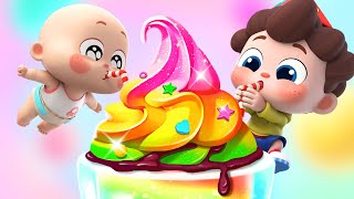 Color Magic Drinks Song  Dessert Song Ice Cream  Nursery Rhymes amp Kids Songs  BabyBus [upl. by Yenahs]