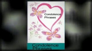 Condolence Message Sample [upl. by Alahsal]