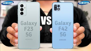 Samsung Galaxy F23 5G vs Samsung Galaxy F42 5G [upl. by Anawyt]