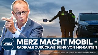 ZURÜCKWEISUNG VON MIGRANTEN Friedrich Merz fordert quotverbindliche Erklärungquot der Ampel bis Dienstag [upl. by Ahsaekal]