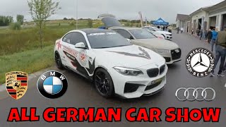 ALL GERMAN CAR SHOW BMW AUDI MERCEDES PORSCHE VW  MEDINA AUTOMOTORPLEX 2020 [upl. by Newton]