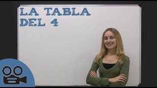 Aprender la tabla de multiplicar del 4 [upl. by Edyak815]