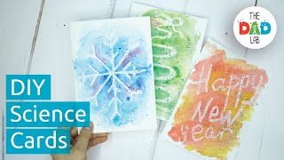 How to Make Watercolour Christmas cards using Science [upl. by Calli]