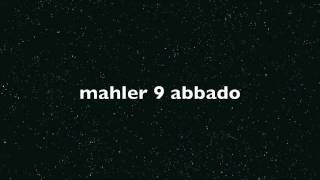 Mahler symphony n° 9 Abbado Wiener Philarmoniker Adagio PartIV [upl. by Noremac]