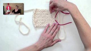 Knitting Help  Weaving in Ends [upl. by Blondelle]