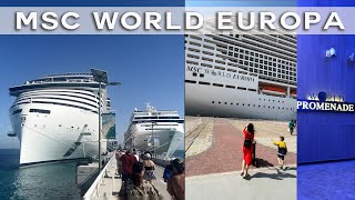 Msc World Europa 2023 Grand Voyages [upl. by Ailuy802]