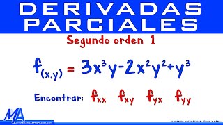 Derivadas parciales de segundo orden  Ejemplo 1 [upl. by Nnylrebma]