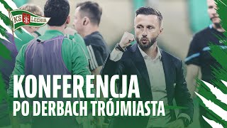 KONFERENCJA  Trener Szymon Grabowski po Derbach Trójmiasta [upl. by Bohi]