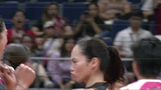 Cayuna Perez Acuna TEAM UP for Cignal va Creamline in Set 3 😎  2024 PVL Invitational Conference [upl. by Ayahsey]