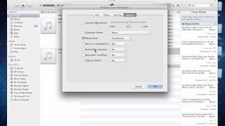 Tutorial How to Organize audio files files as Audiobooks in iTunes [upl. by Aicram]