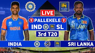 Sri Lanka vs India 3rd T20 Live Scores  SL vs IND 3rd T20 Live Scores amp Commentary [upl. by Suter92]