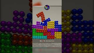 SHORTS NO9 shorts blender games tetris tetrisgame satisfying puzzle softbody magnetic [upl. by Kristi]