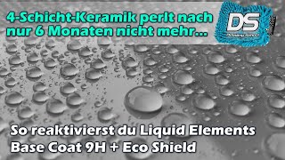 4 Schichten Keramik nach 6 Monaten tot Keramikversiegelungen reaktivieren  geht das [upl. by Bland]