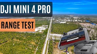 DJI Mini 4 Pro  Range Test  How Far Will it Go [upl. by Ardiedak]