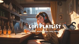 Cozy LoFi ❄️ Music for Your Study Time at Home  A playlist for study work relax stress relief [upl. by Esinereb]