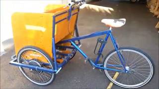 Triporteur electrique  DIY electric bike [upl. by Riamu852]