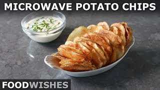 How to Make Potato Chips in a Microwave  Food Wishes [upl. by Irafat761]