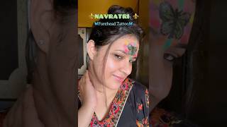 Navratri Tattoo🦋🌷tattoo navratri bodyarttattoo art kajal eyeliner butterfly trending [upl. by Aisatnaf]