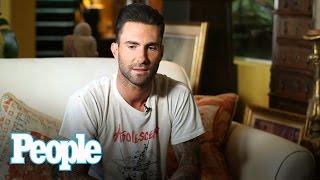 Adam Levine Sexiest Man Alive Serenades You  People [upl. by Lancey299]