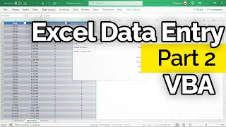 Using VBA to Enter Data into an Excel Table [upl. by Gus]