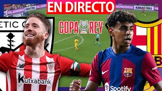 🔴ATHLETIC CLUB BILBAO VS FC BARCELONA EN VIVO  ATHLETIC VS BARÇA EN DIRECTO  CUARTOS COPA DEL REY [upl. by Adnahsal]