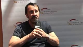 Festival TV Monte Carlo 2010  Interview de JeanHughes Anglade pour Braquo [upl. by Dlonra]