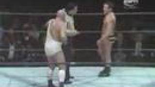 British wrestling Jim Breaks vs Alan Dennison [upl. by Ydnarb]